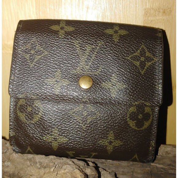 Louis Vuitton Monogram Canvas Trifold Wallet Elise Trifold Authenticated - Picture 1 of 16